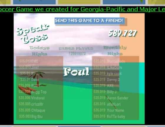 speartoss Highscore