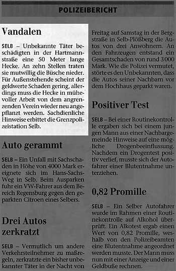 Vorschau: pozileiberichte